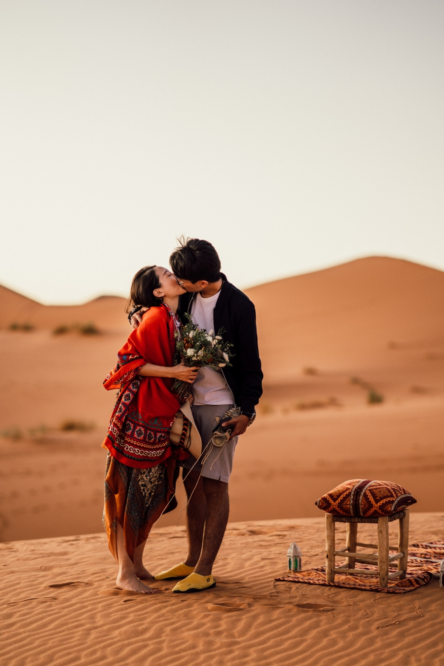 Morocco Sahara Desert Surprise Proposal And Casual Pre-Wedding Photoshoot by A.Y. on OneThreeOneFour 6