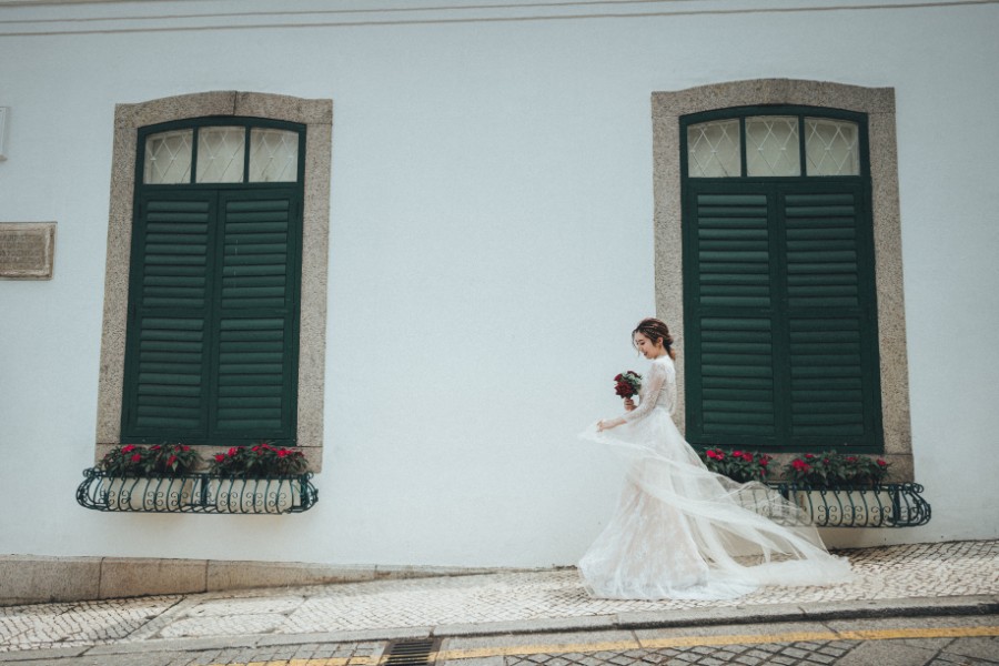 Macau Outdoor Pre-Wedding Photoshoot At Largo do Senado, Pousada de Coloane by Eden on OneThreeOneFour 11