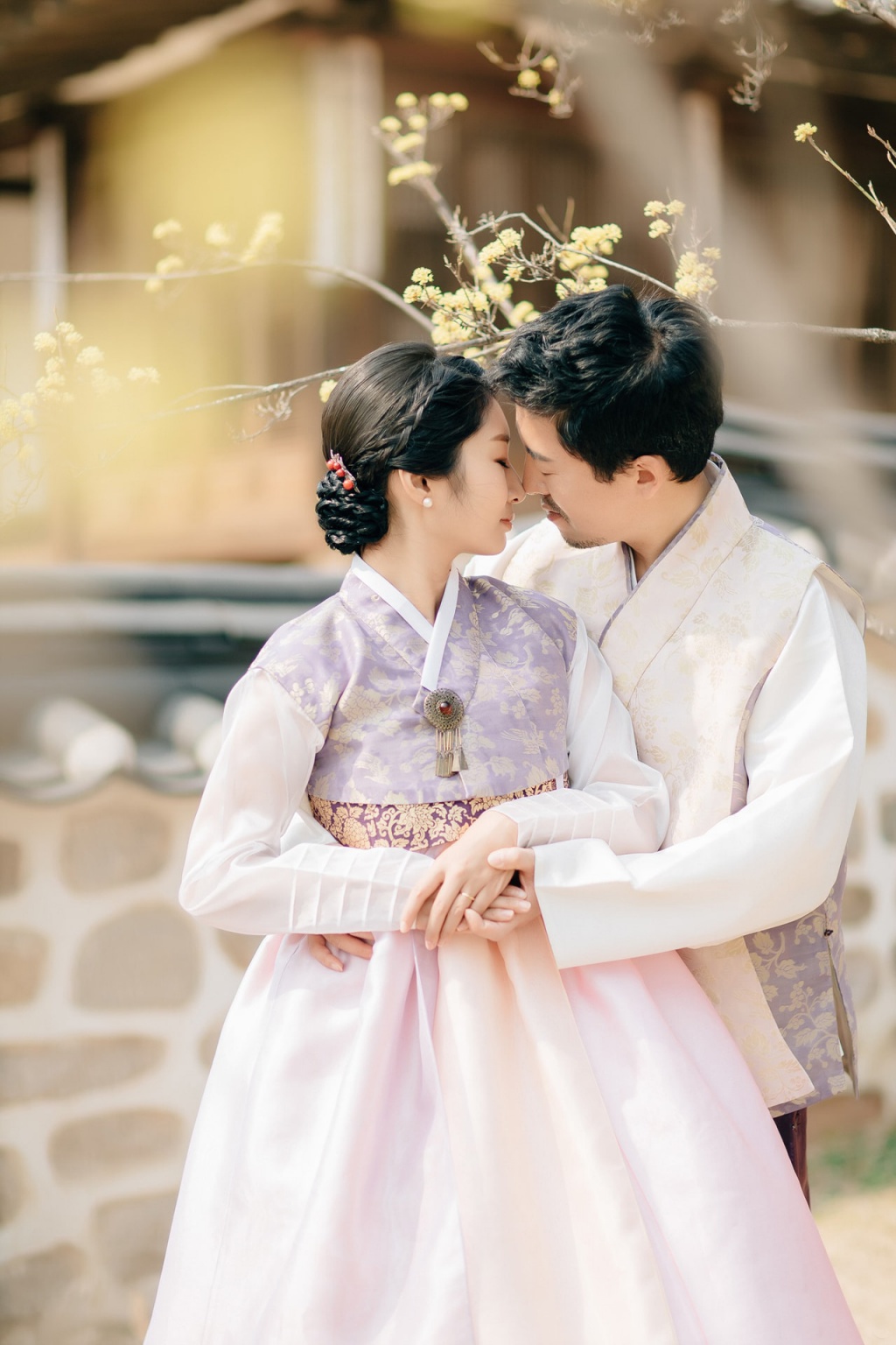 Korea Hanbok Pre-Wedding Photoshoot At Dream Forest by Jungyeol on OneThreeOneFour 5