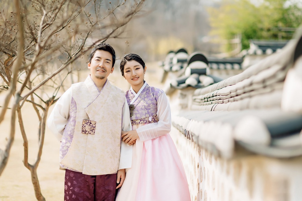 Korea Hanbok Pre-Wedding Photoshoot At Dream Forest by Jungyeol on OneThreeOneFour 4