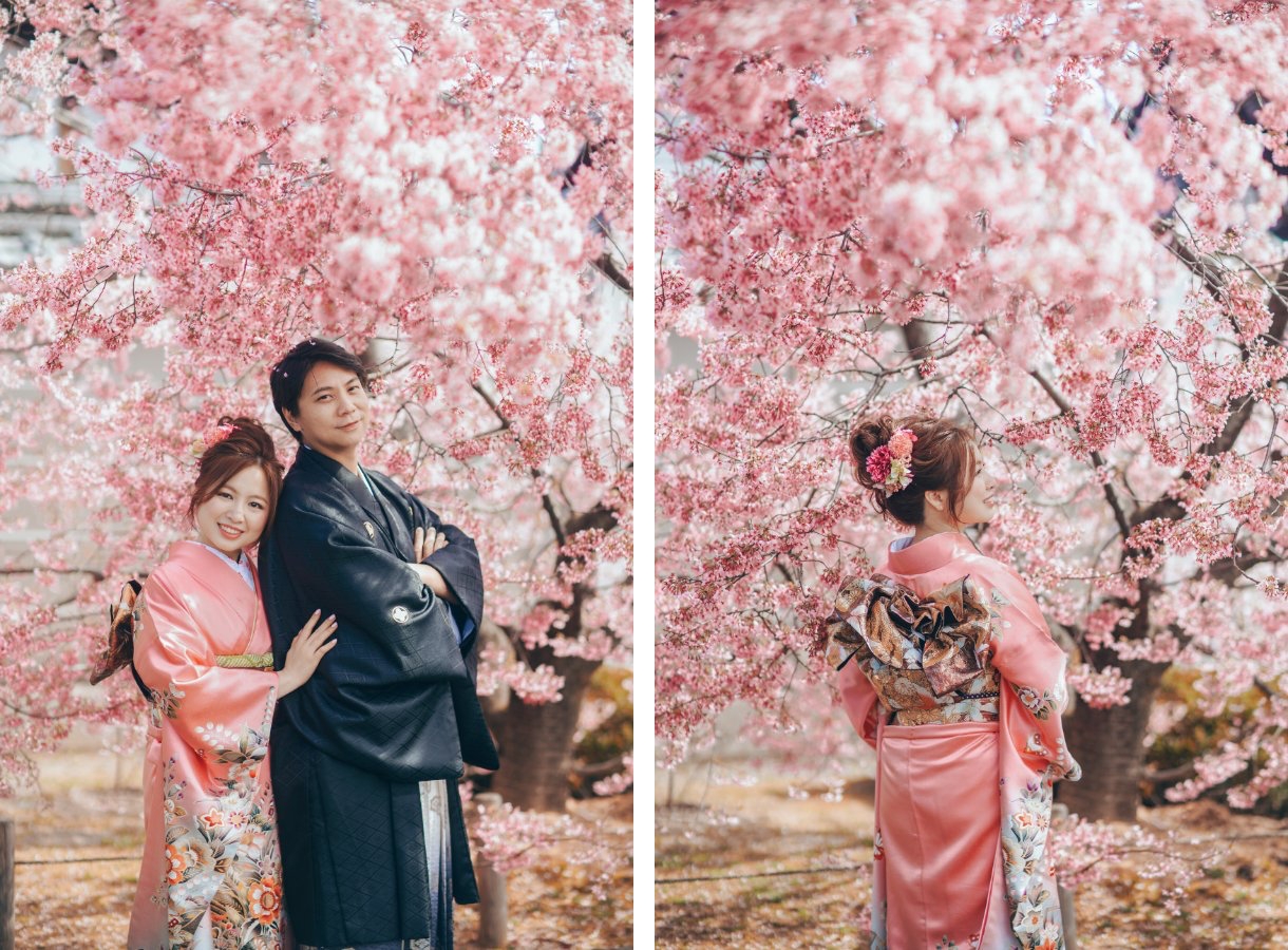 E&V: Kyoto Spring Cherry Blossoms Pre-wedding Photoshoot by Kinosaki on OneThreeOneFour 0