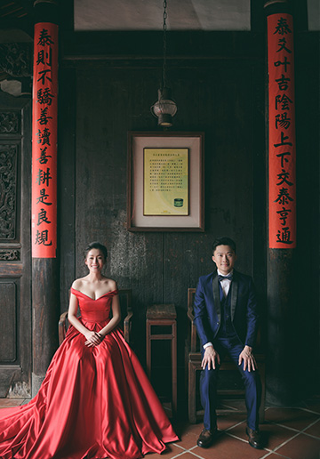 Taiwan Lin An Tai Historic Prewedding Photoshoot 