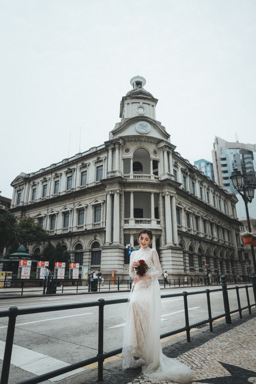 Macau Outdoor Pre-Wedding Photoshoot At Largo do Senado, Pousada de Coloane by Eden on OneThreeOneFour 19