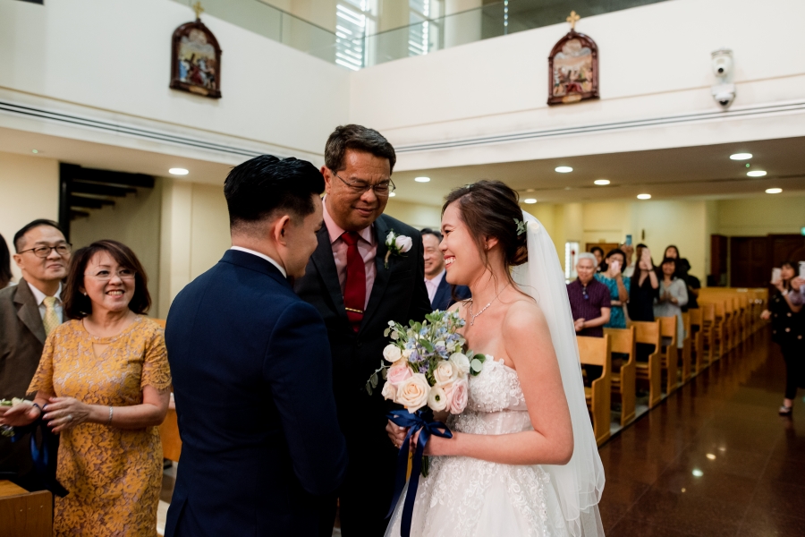 Singapore Wedding Day Photography - Church Wedding And Intimate Lunch & Dinner Banquet by Chia on OneThreeOneFour 15