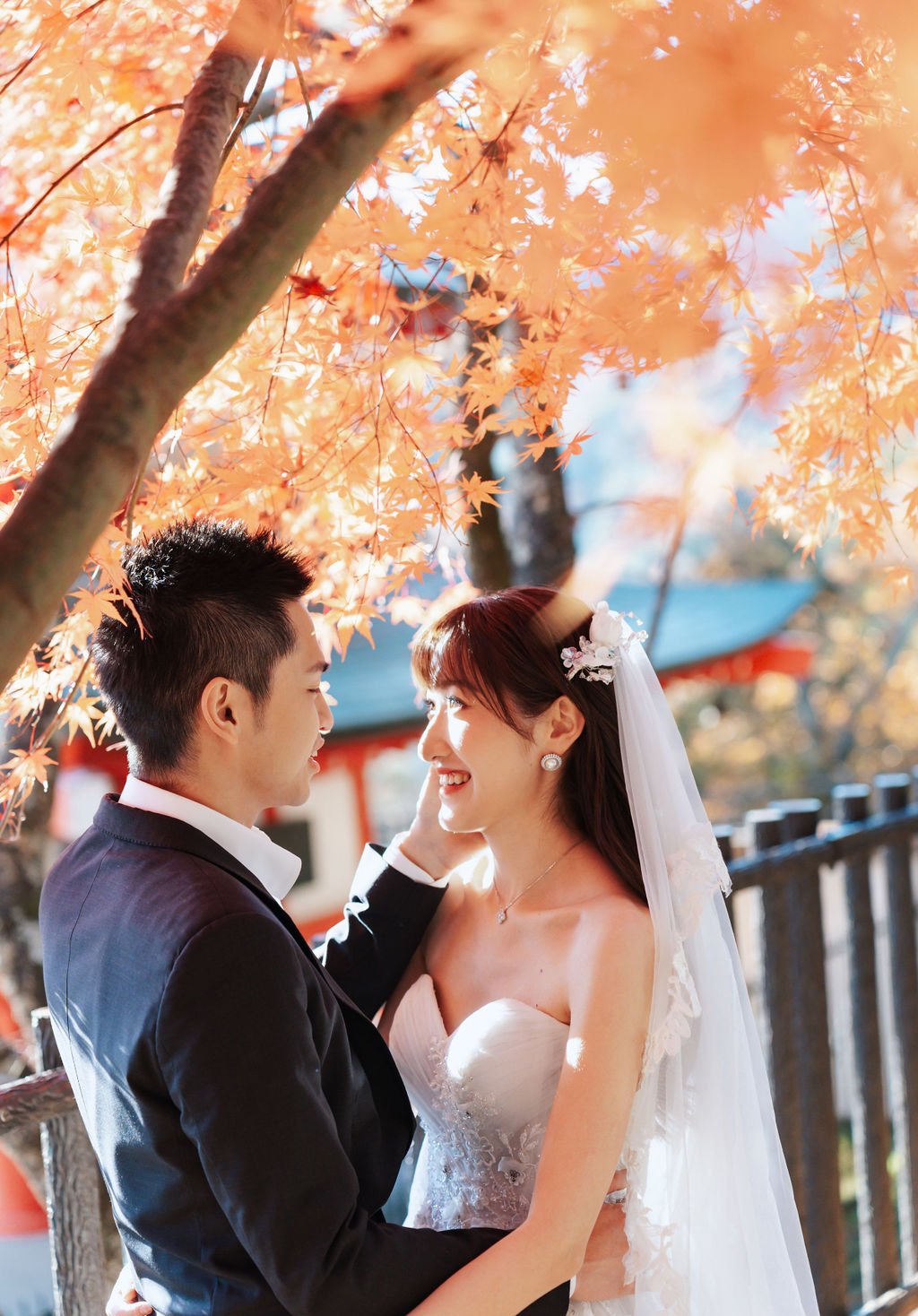 Tokyo Autumn Pre-wedding and Kimono Photoshoot 