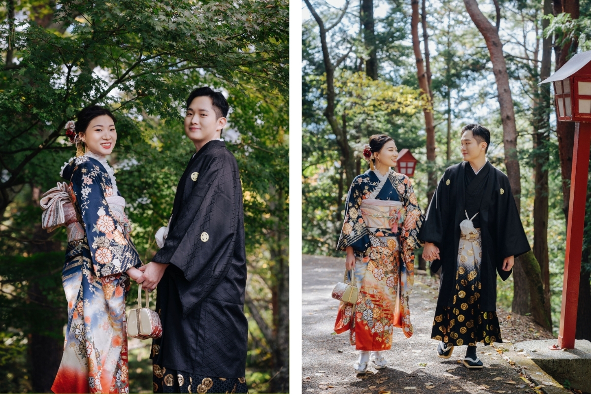 Tokyo Pre-Wedding Photoshoot with Chureito Pagoda, Lake Kawaguchiko, and Lake Yamanaka by Dahe on OneThreeOneFour 0