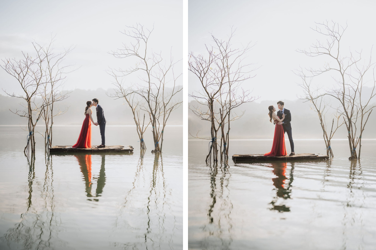 Bali Prewedding Photoshoot At Lake Tamblingan, Munduk Waterfall And Sunset At Mengening Beach by Cahya on OneThreeOneFour 6