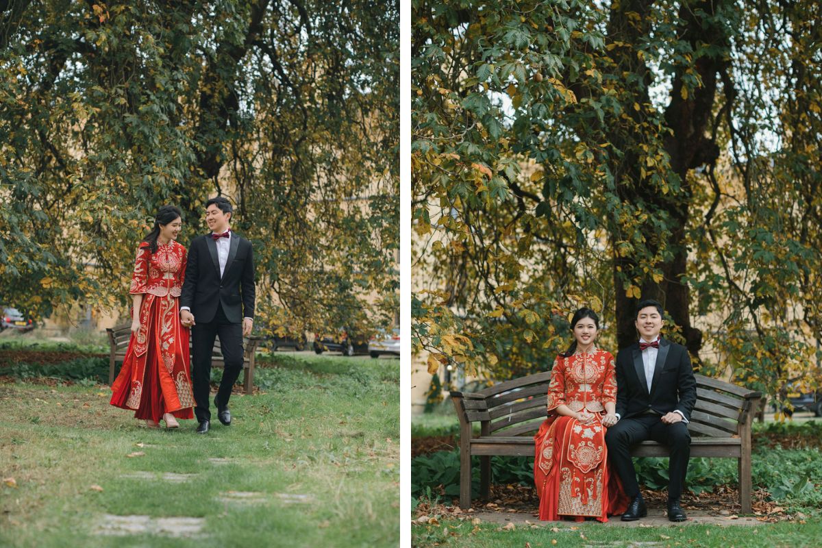 倫敦婚纱拍攝 - 在三一學院、參議院大廈和菲茨比利斯烘焙坊 by Dom on OneThreeOneFour 12