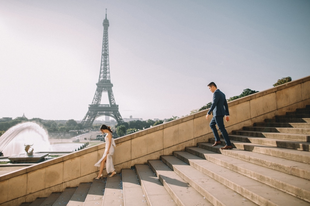法國巴黎蜜月旅拍 - 艾菲爾鐵塔、羅浮宮與比爾哈克姆橋 by Vin on OneThreeOneFour 0