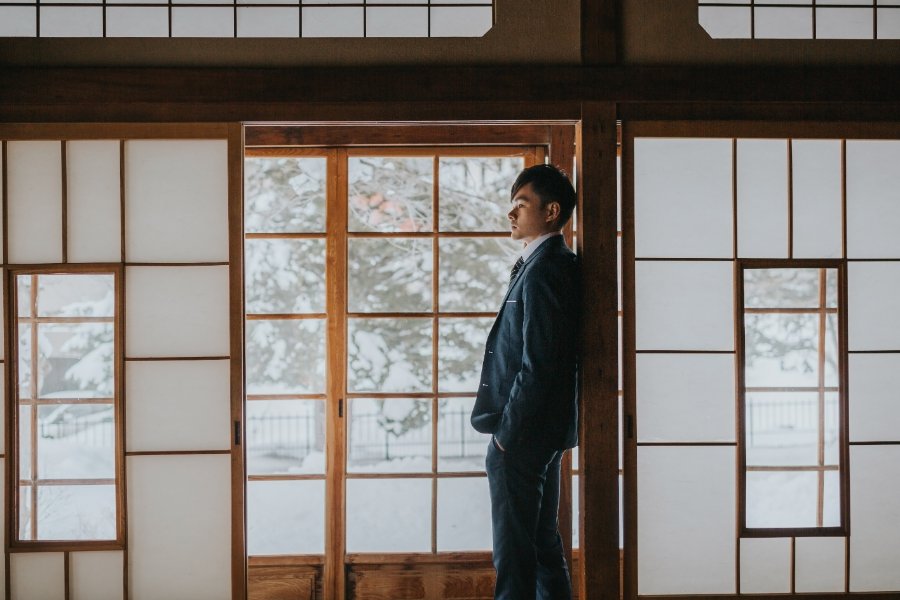 H&V: Snowy pre-wedding in Hokkaido by Kuma on OneThreeOneFour 14