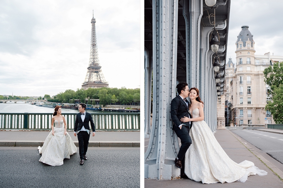 Parisian Elegance: Steven & Diana's Love Story at the Eiffel Tower, Palais Royal, Jardins Du Royal, Avenue de Camoens, and More by Arnel on OneThreeOneFour 3