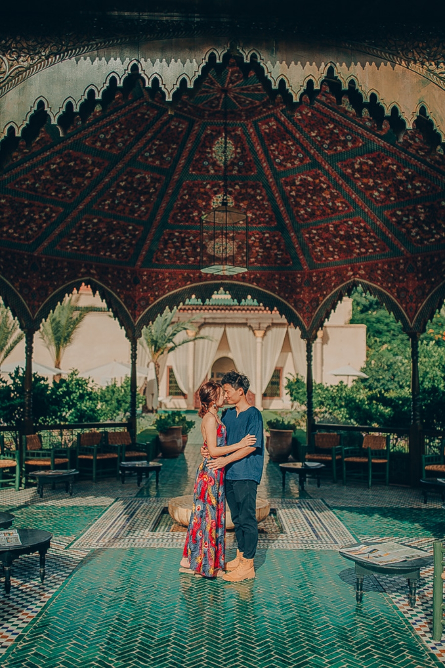 Morocco Pre-Wedding Photoshoot At Marrakech - Le Jardin Secret And Djemma El Fna Tower by Rich on OneThreeOneFour 4