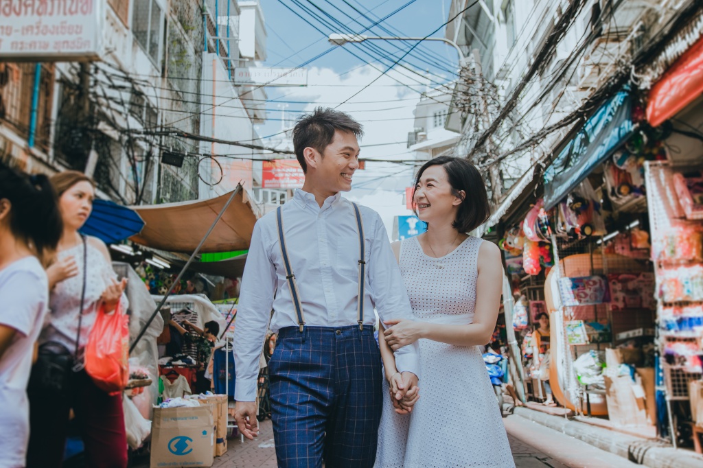 Pre-Wedding Photoshoot In Bangkok At Chinatown And Alpaca Hill Farm  by Por  on OneThreeOneFour 0