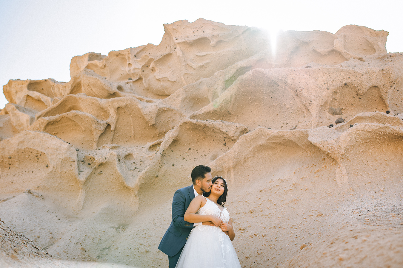 Dreamy & Romantic Santorini Pre-Wedding Photoshoot by Christina on OneThreeOneFour 23