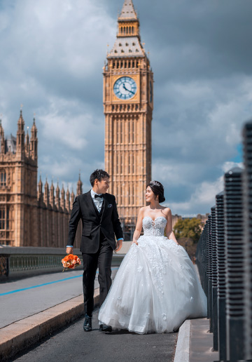 London Pre-Wedding Photoshoot At Big Ben, Palace of Westminster, Millennium Bridge 