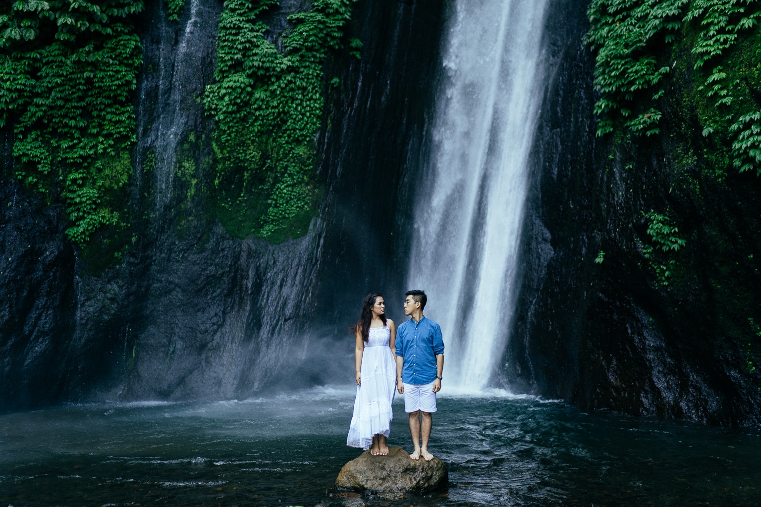 S&J: Bali Full Day Post-wedding Photography at Lake, Waterfall, Forest And Beach by Aswin on OneThreeOneFour 12