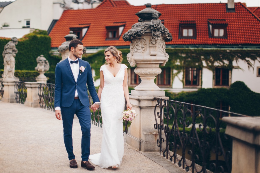 Prague Pre-Wedding Photoshoot At Vrtba Garden And Charles Bridge  by Nika  on OneThreeOneFour 2