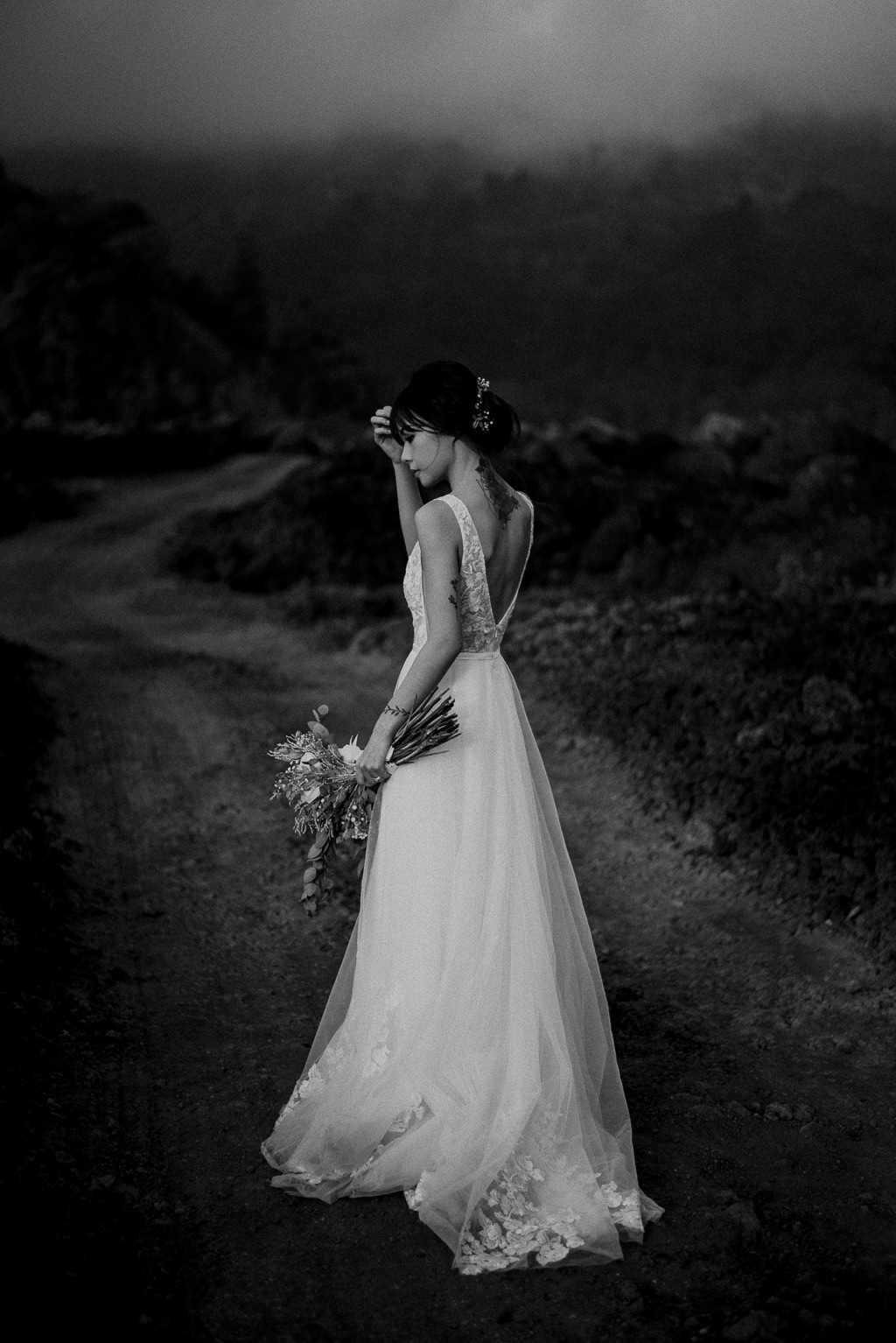 K&B: Bali Wedding Photoshoot - Dark Moody Rustic  by Cahya on OneThreeOneFour 10