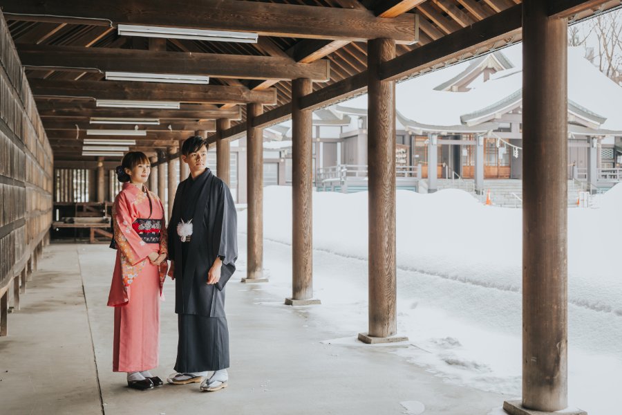 H&V: Snowy pre-wedding in Hokkaido by Kuma on OneThreeOneFour 6