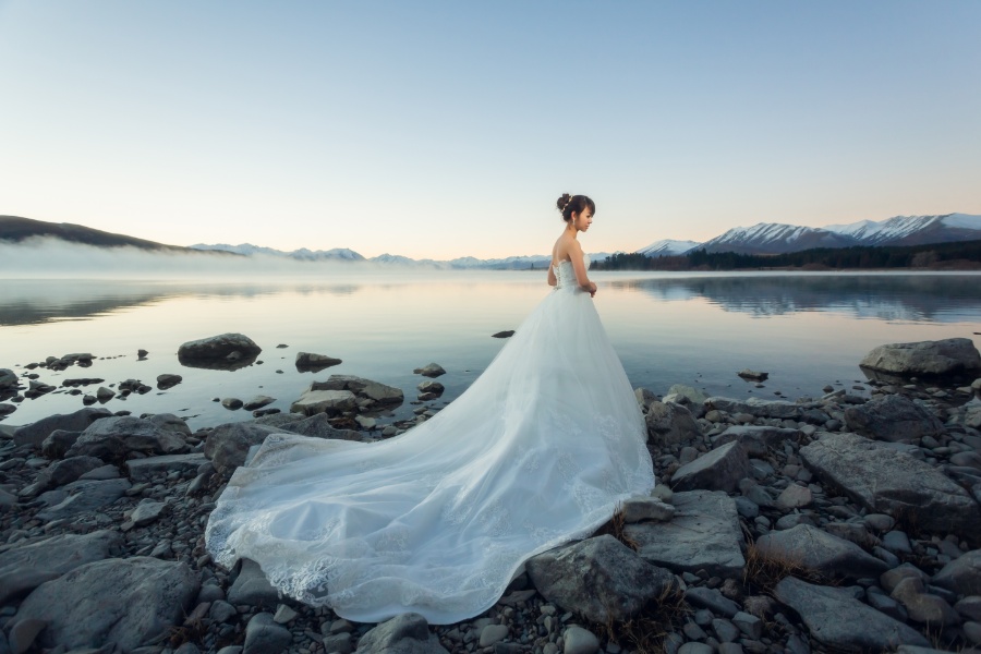 紐西蘭婚紗拍攝 - 蒂卡波湖與銀河 by Xing on OneThreeOneFour 13
