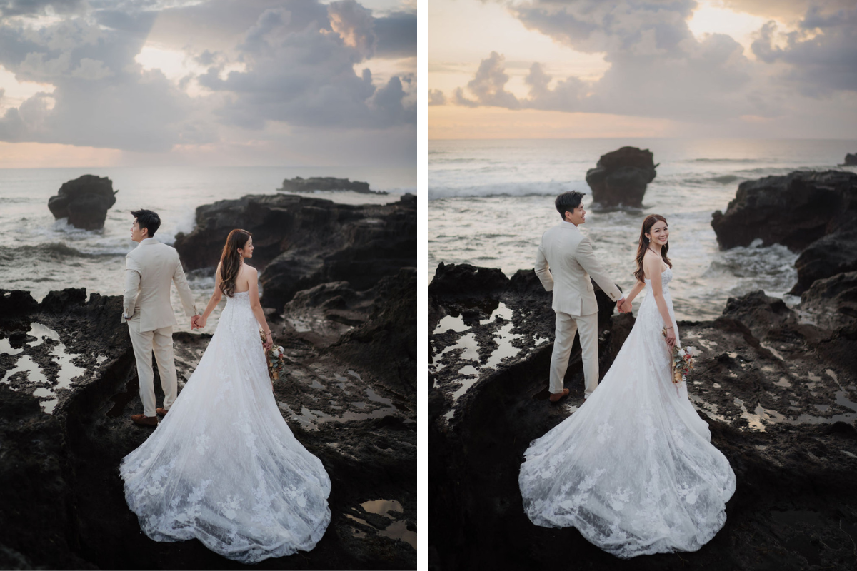 Bali Prewedding Photoshoot At Lake Tamblingan, Munduk Waterfall And Sunset At Mengening Beach by Cahya on OneThreeOneFour 40