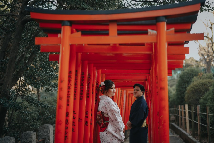 日本東京婚紗拍攝地點 - 新宿御苑 & Yanesen by Ghita on OneThreeOneFour 15