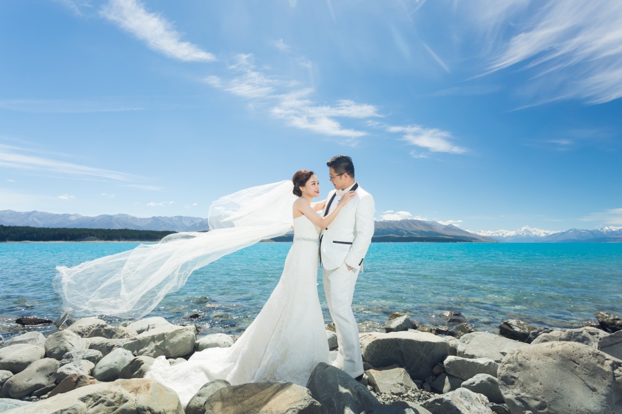 New Zealand Pre-Wedding Photoshoot At Christchurch, Lake Pukaki And Alpaca Farm  by Xing on OneThreeOneFour 14