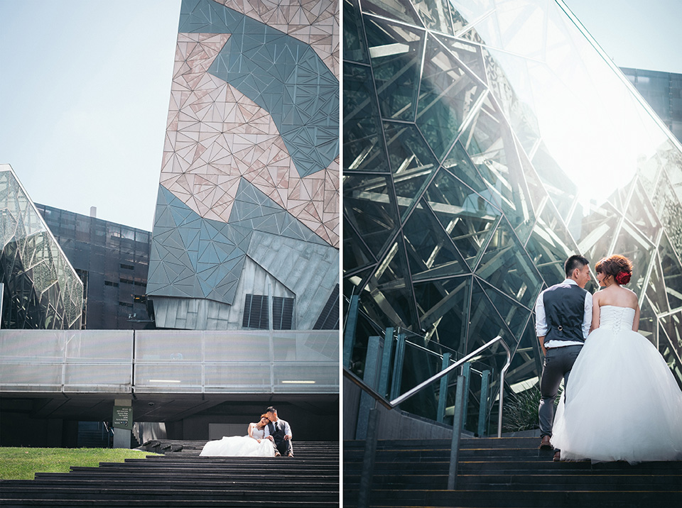 Melbourne Post-Wedding Photoshoot At Flinders Street Railway Station  by Felix  on OneThreeOneFour 7