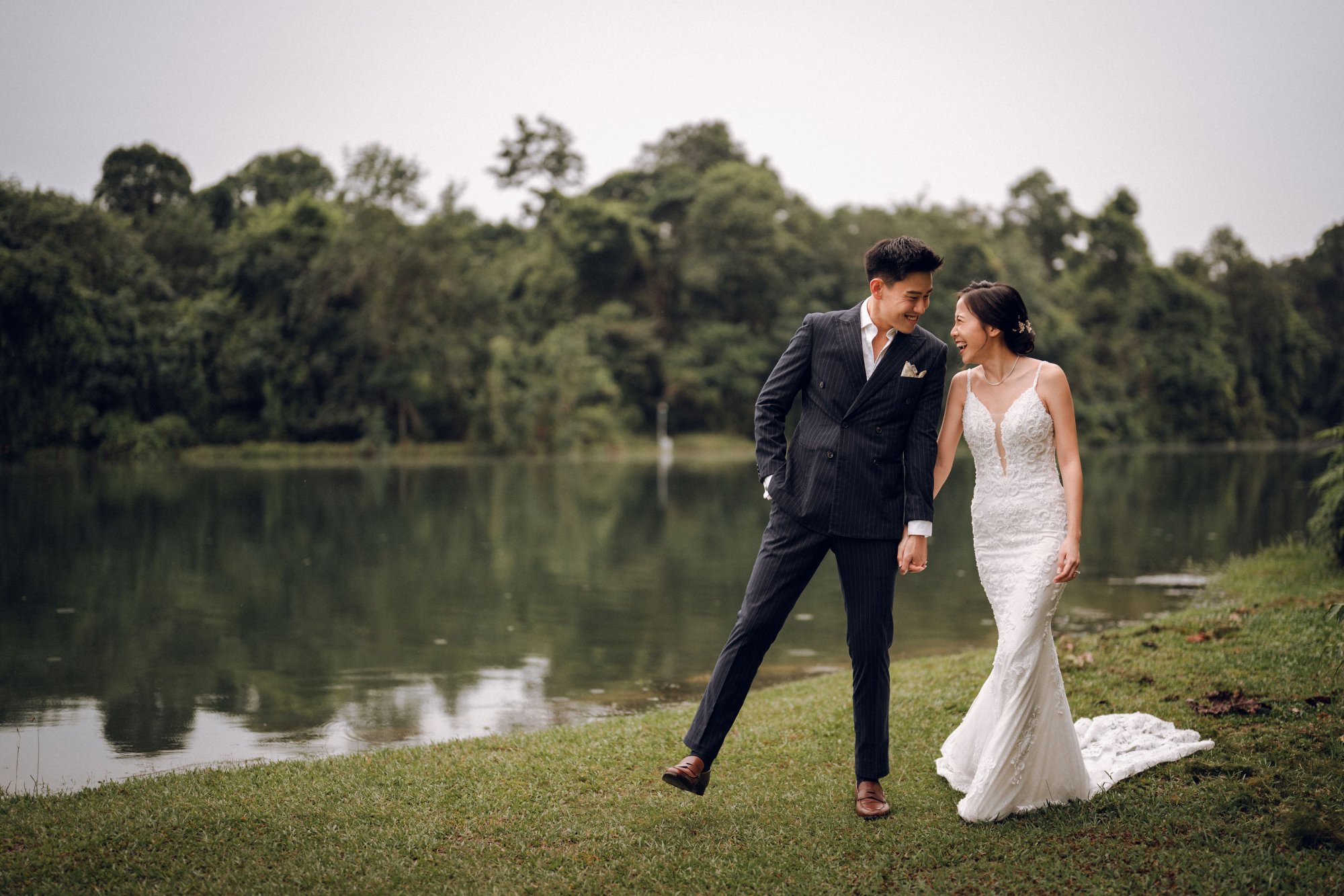 Prewedding Photoshoot At Whisky Library, Gillman Barracks And Lower Peirce Reservoir by Michael on OneThreeOneFour 38