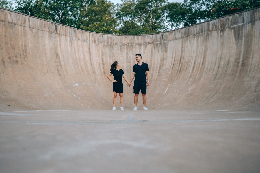 Singapore Casual Couple Photoshoot At East Coast Park - Xtreme Skatepark by Michael on OneThreeOneFour 4