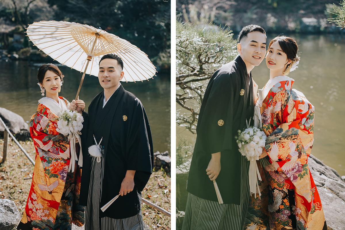 Tokyo Autumn Maple Leave Photoshoot with Kimono and Pre-Wedding at Beach by Cui Cui on OneThreeOneFour 0