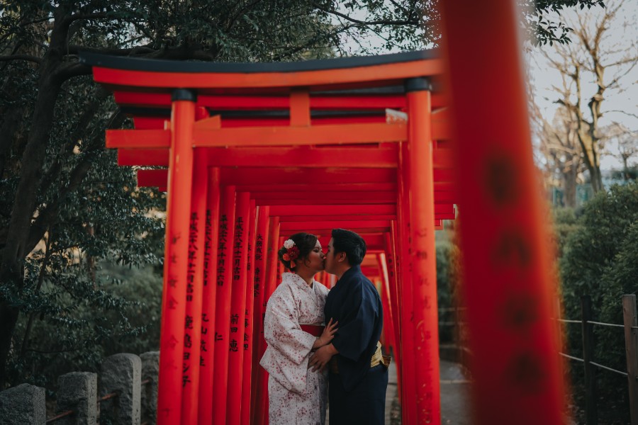 A&C: Tokyo Garden Pre-wedding Photoshoot by Ghita on OneThreeOneFour 12