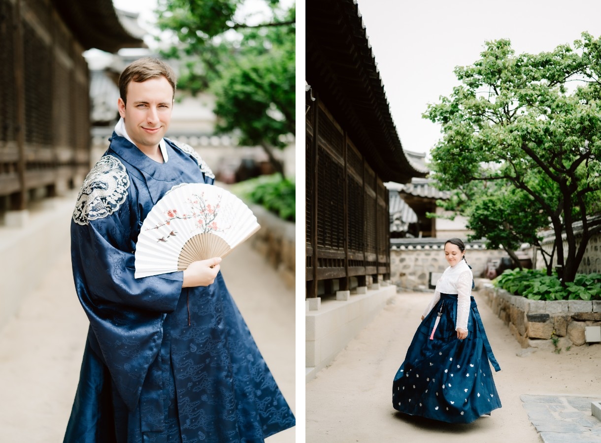 B&J: Hanbok pre-wedding at Namsangol Hanok Village in Seoul by Jungyeol on OneThreeOneFour 13