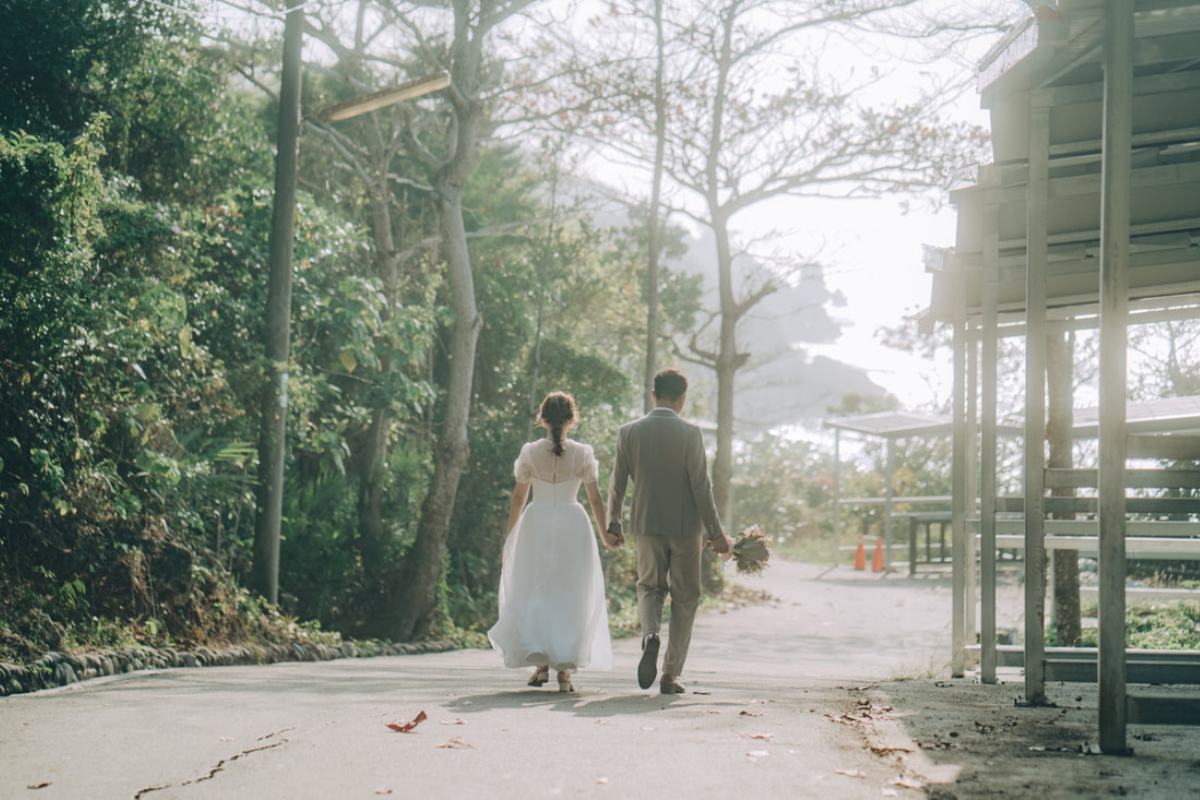 Taiwan Pre-Wedding Photoshoot Ferry Ride Pier Old Town Sea Beach by  on OneThreeOneFour 28