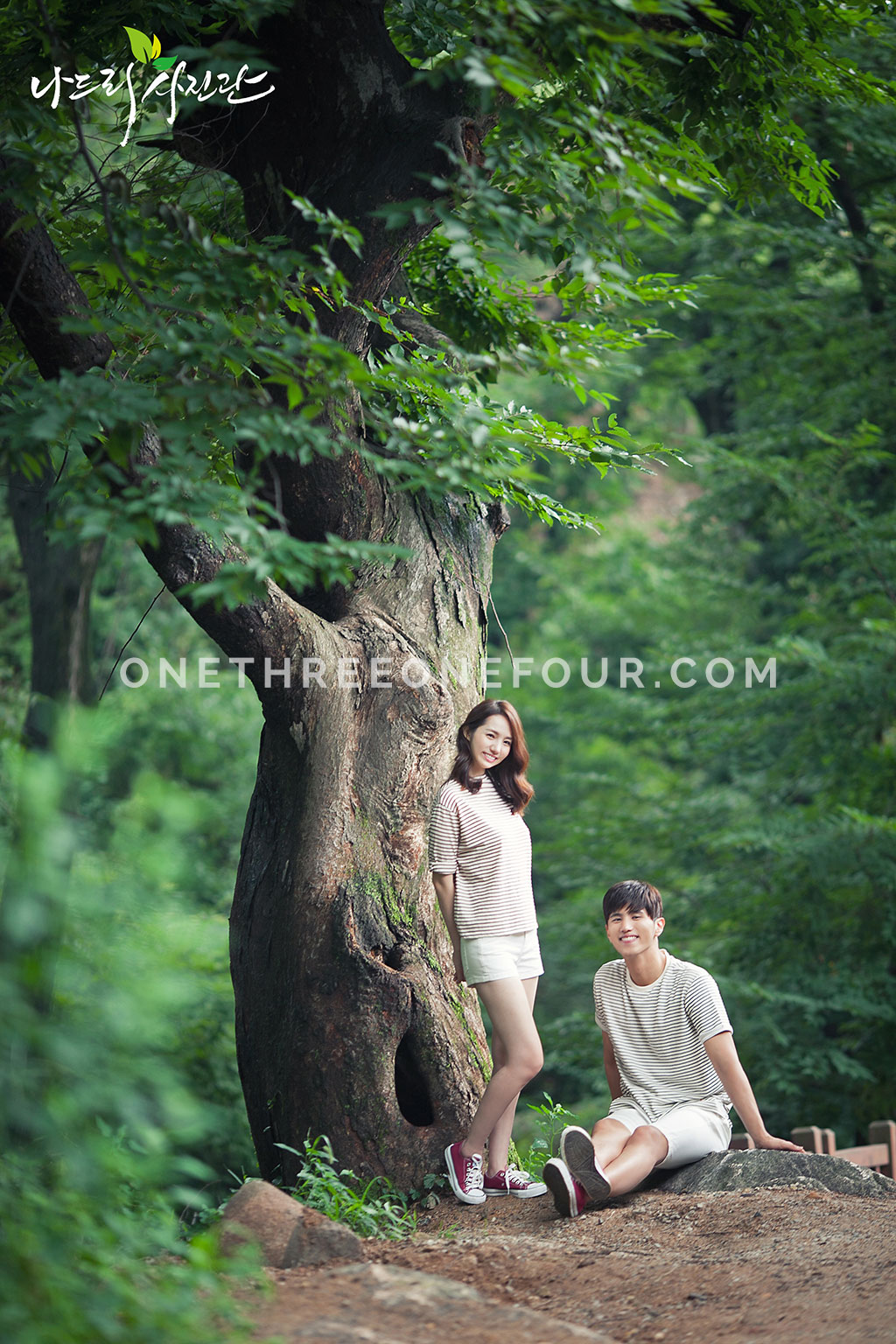 Korean Studio Pre-Wedding Photography: Forest (Outdoor) by Nadri Studio on OneThreeOneFour 13