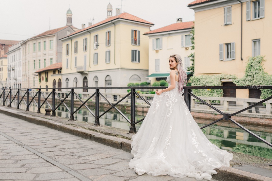 Naomi & Hann's Wedding Photoshoot in Milan by Olga on OneThreeOneFour 18