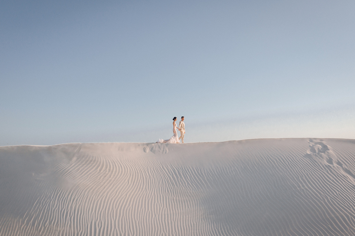 澳洲西澳珀斯婚紗拍攝 蘭斯林白沙漠 by Jimmy on OneThreeOneFour 0
