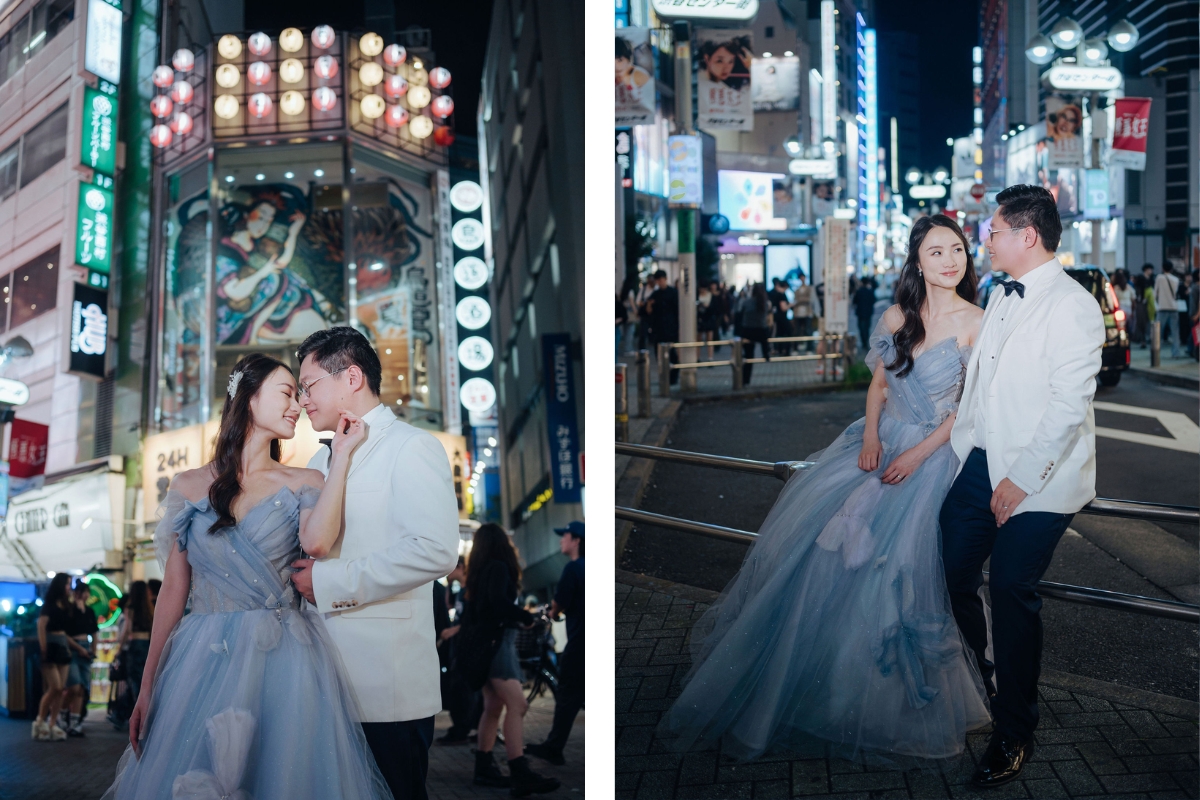 Tokyo Pre-Wedding Photoshoot with Asakusa Temple, Chureito Pagoda, Oishi Park, and Shibuya. by Dahe on OneThreeOneFour 14