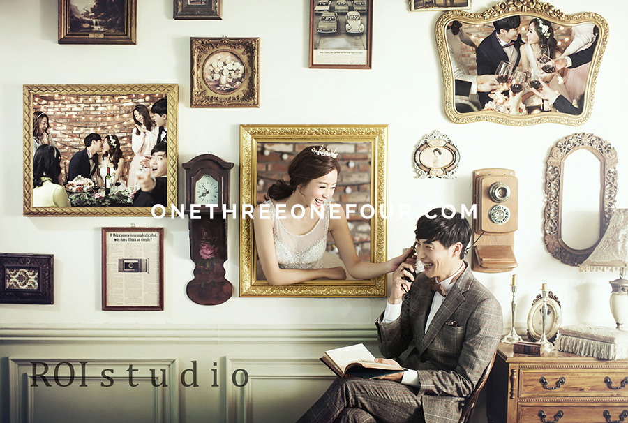 Korean Wedding Studio Photography: Vintage European Set by Roi Studio on OneThreeOneFour 0