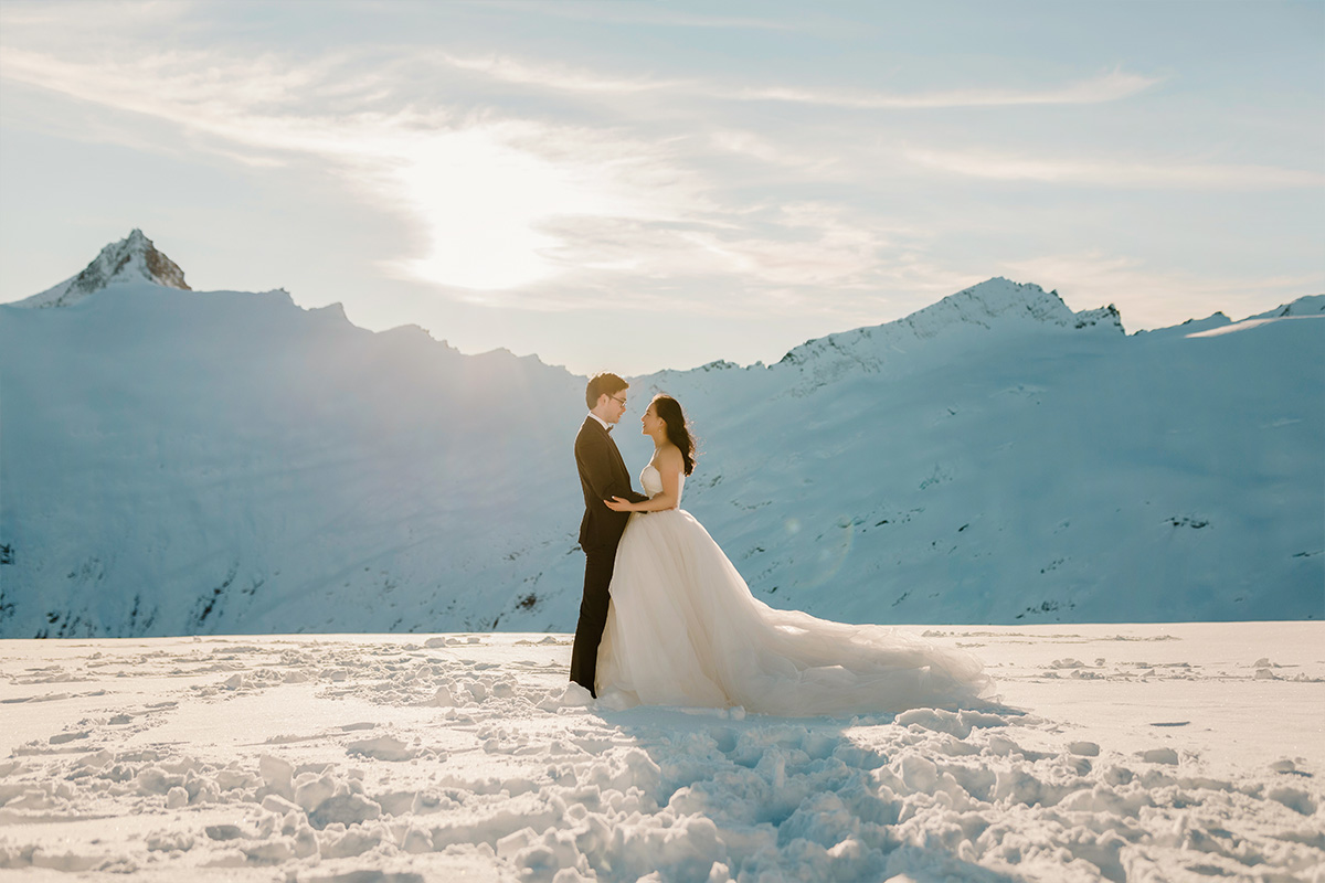 New Zealand Snow Mountains and Glaciers Pre-Wedding Photoshoot by Fei on OneThreeOneFour 14