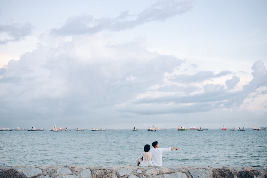 H&J: 新加坡婚紗攝影 － 濱海灣公園，福康寧花園，海灘 by Cheng on OneThreeOneFour 39
