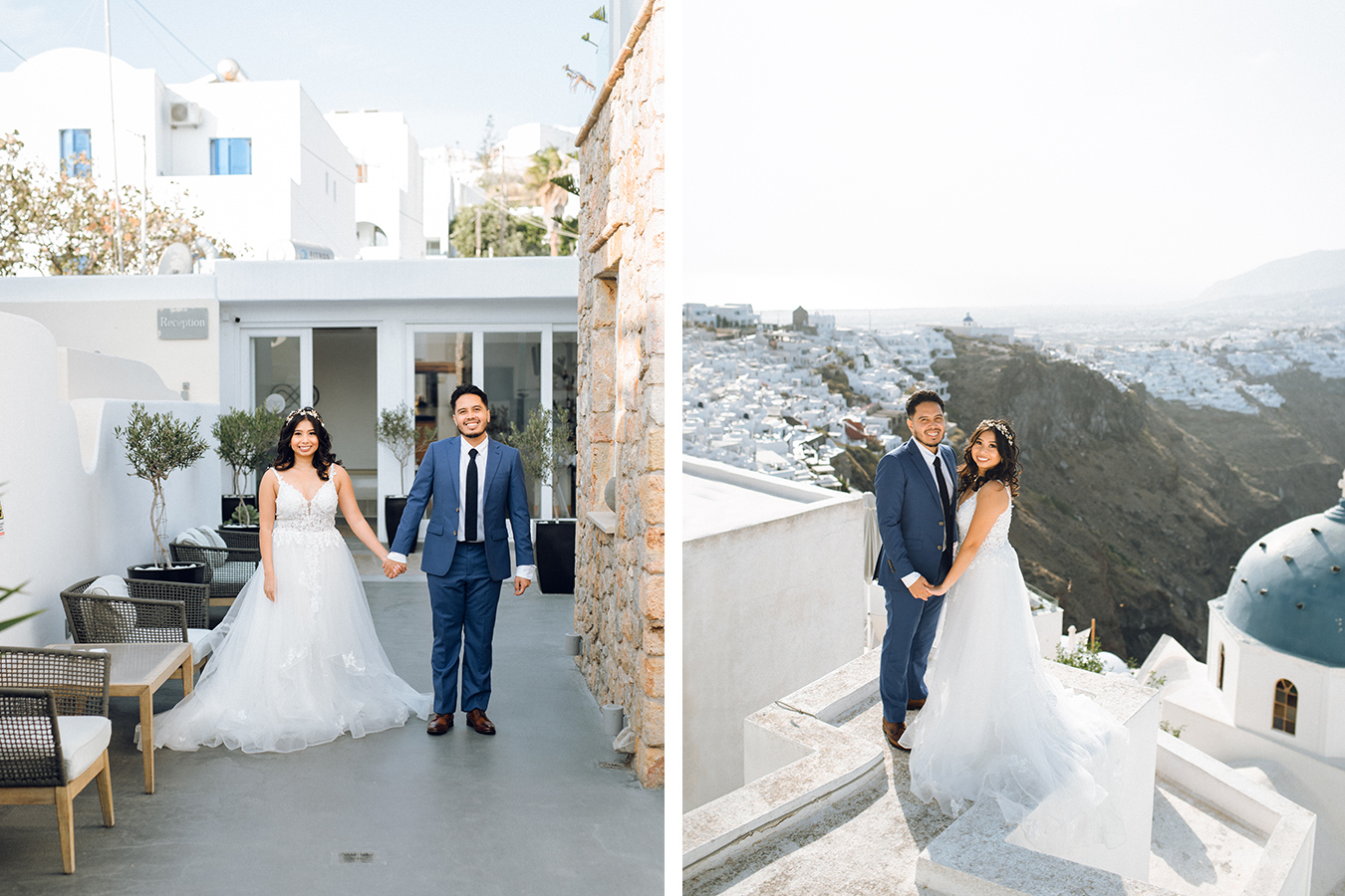 Dreamy & Romantic Santorini Pre-Wedding Photoshoot by Christina on OneThreeOneFour 4