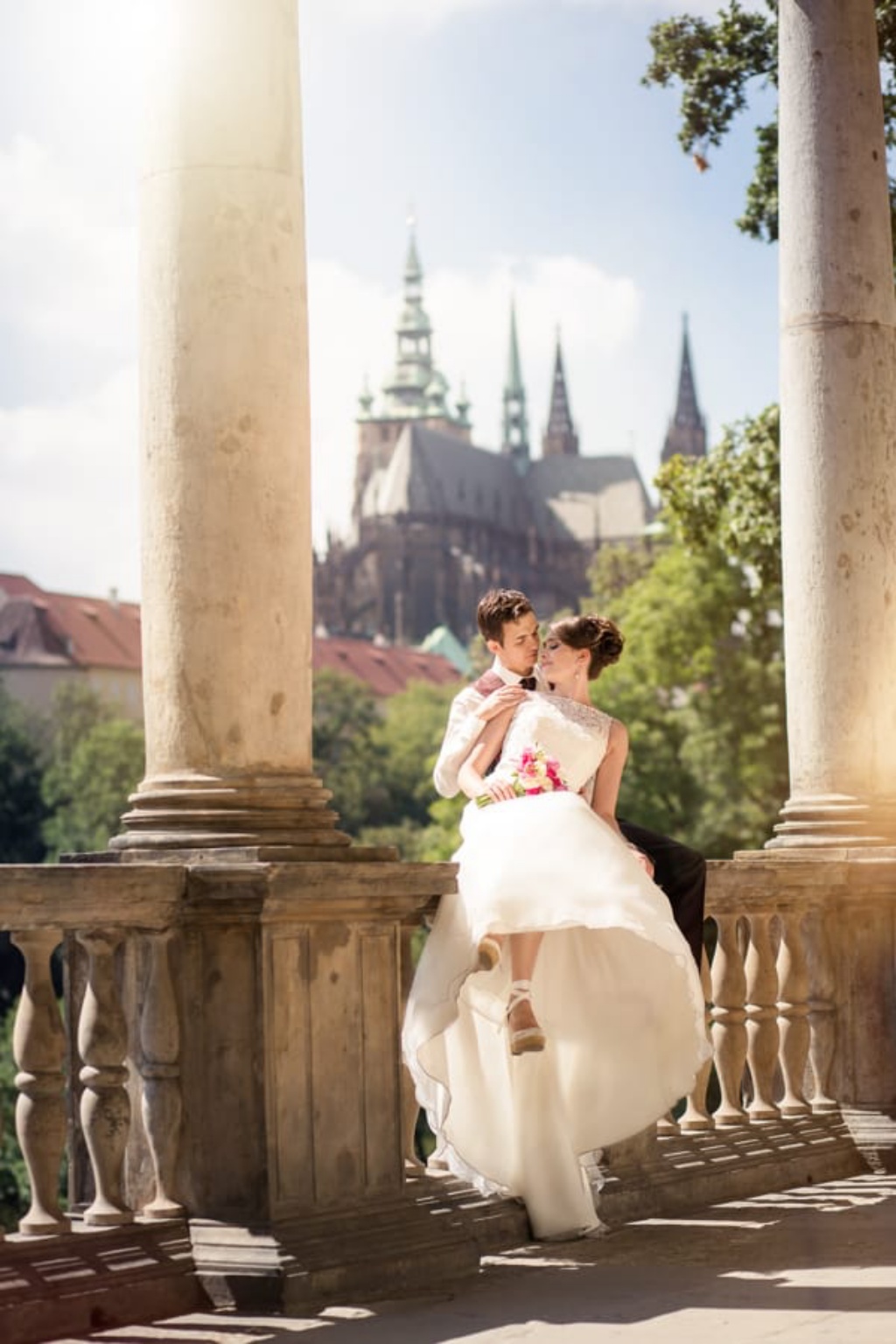 Prague Elopement Wedding At Spanish Synagogue And Charles Bridge  by Roman  on OneThreeOneFour 18