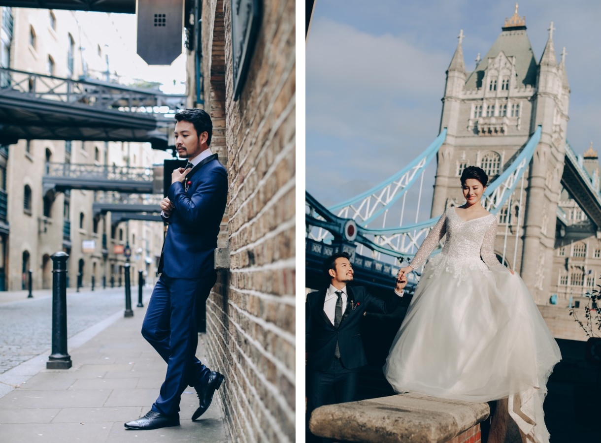 London Pre-Wedding Photoshoot At Big Ben, Millennium Bridge, Tower Bridge, Palace of Westminister and St.Paul Cathedral  by Dom on OneThreeOneFour 1