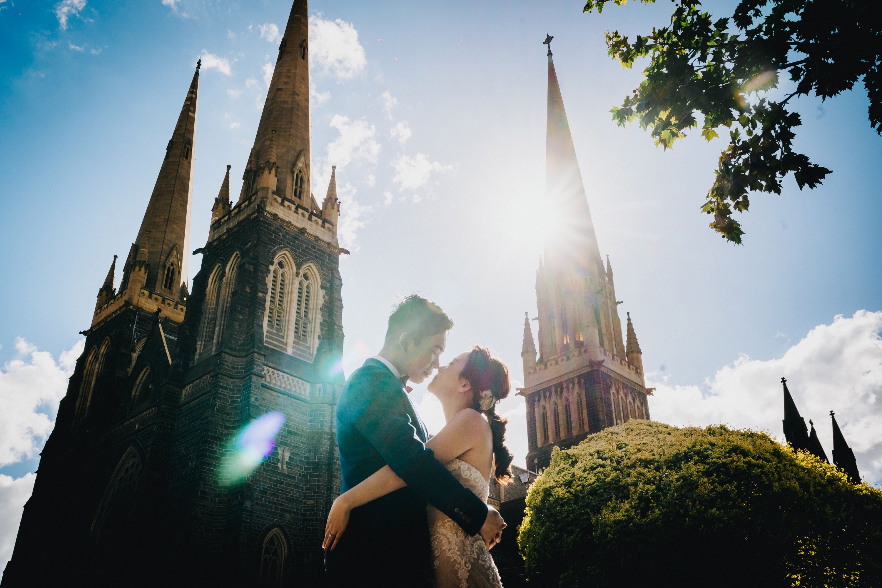 F&J: Melbourne Pre-wedding Photoshoot at St Patrick's Cathedral and Yarra River by Felix on OneThreeOneFour 5