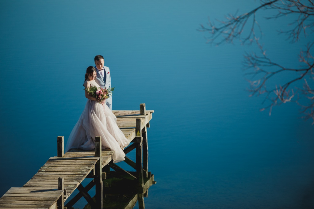 紐西蘭婚紗拍攝 - 海斯湖、瓦納卡湖和庫克山 by Fei on OneThreeOneFour 6