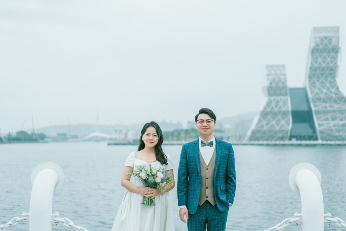 Taiwan Pre-Wedding Photoshoot Waterfront Cafe Streets Playground by  on OneThreeOneFour 2