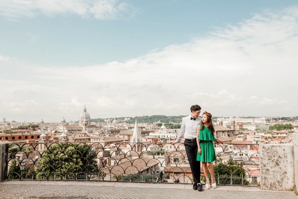 Rome Italy Wedding Photoshoot - Piazza del Campidoglio Colosseum by Olga on OneThreeOneFour 20