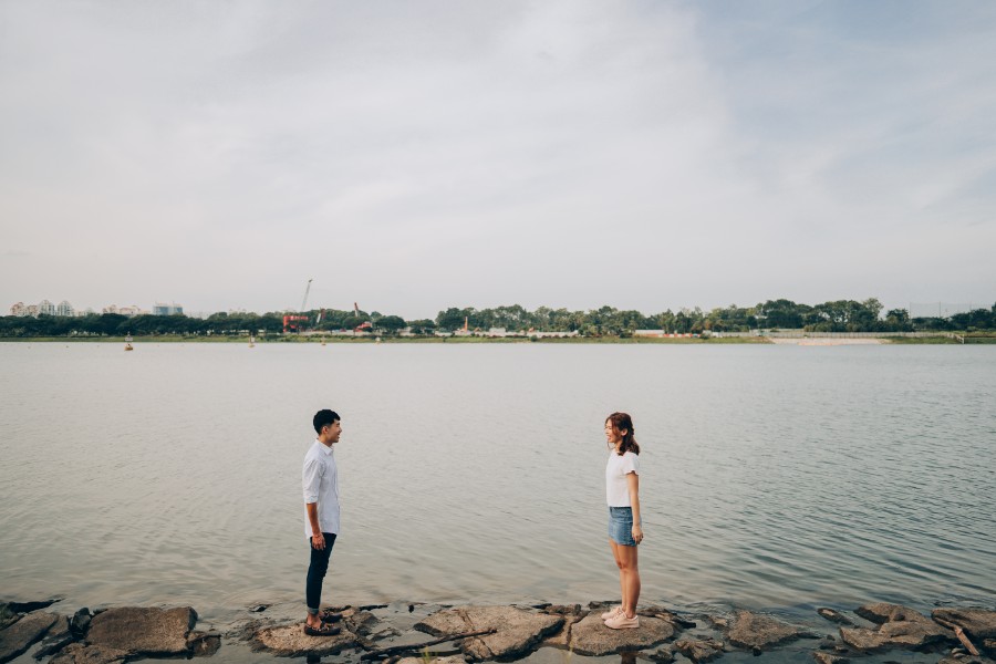 B&LY: Fort Canning, beach and Marina Bay Sands pre-wedding by Michael on OneThreeOneFour 25