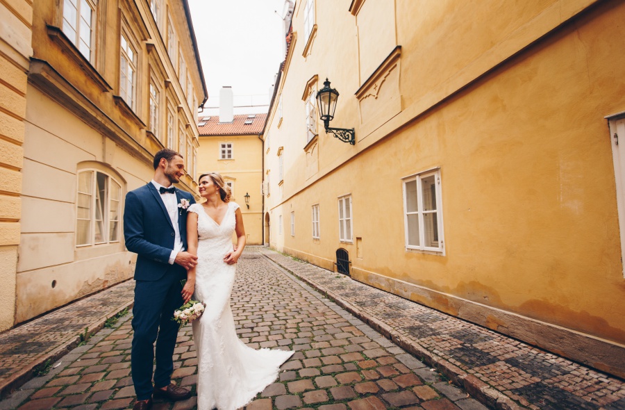 Prague Pre-Wedding Photoshoot At Vrtba Garden And Charles Bridge  by Nika  on OneThreeOneFour 20